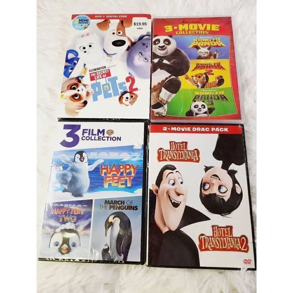 Family Children Movie Lot DVD New and Sealed